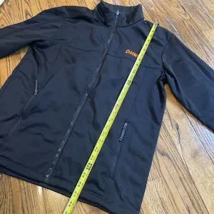 Giacca Bomber Dunkin' Donuts Uomo – Nera Full Zip In Pile – Taglia S Nuova Con Etichette - Foto 3